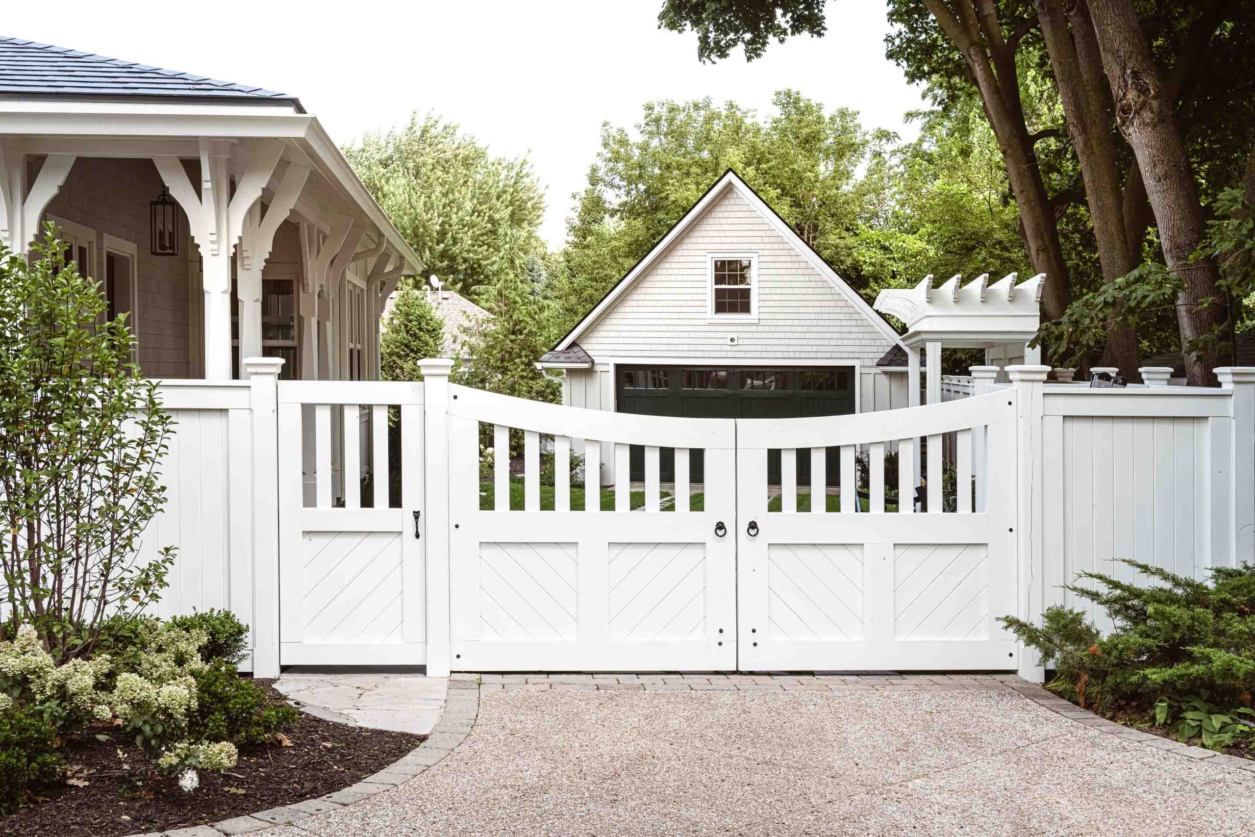 gate detail on a collingwood heritage home renovation project