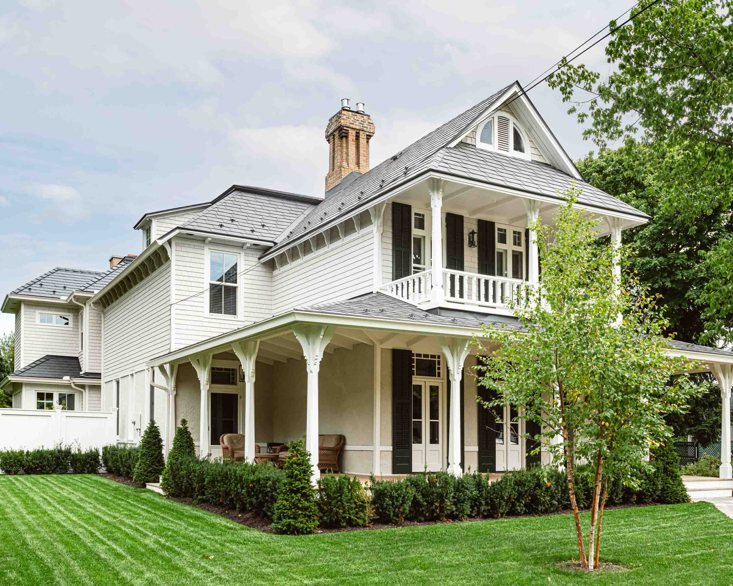 front view of an iconic Collingwood heritage home restoration project