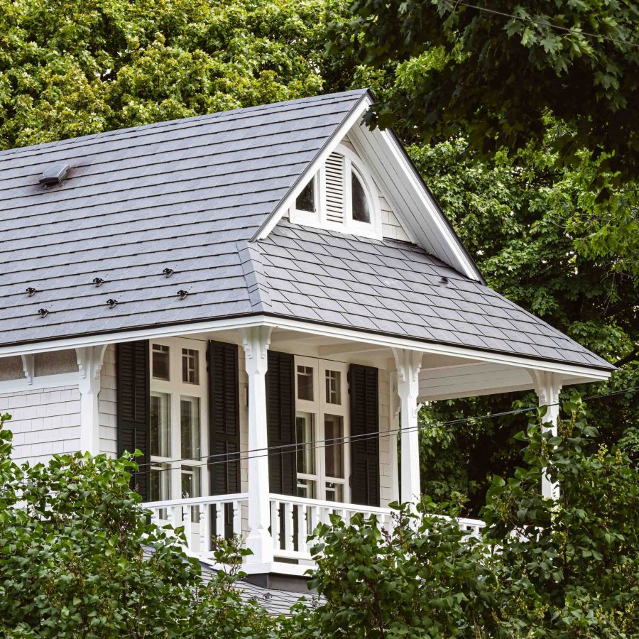 View of the upper balcony on a Collingwood heritage home restored by Blake Farrow Project