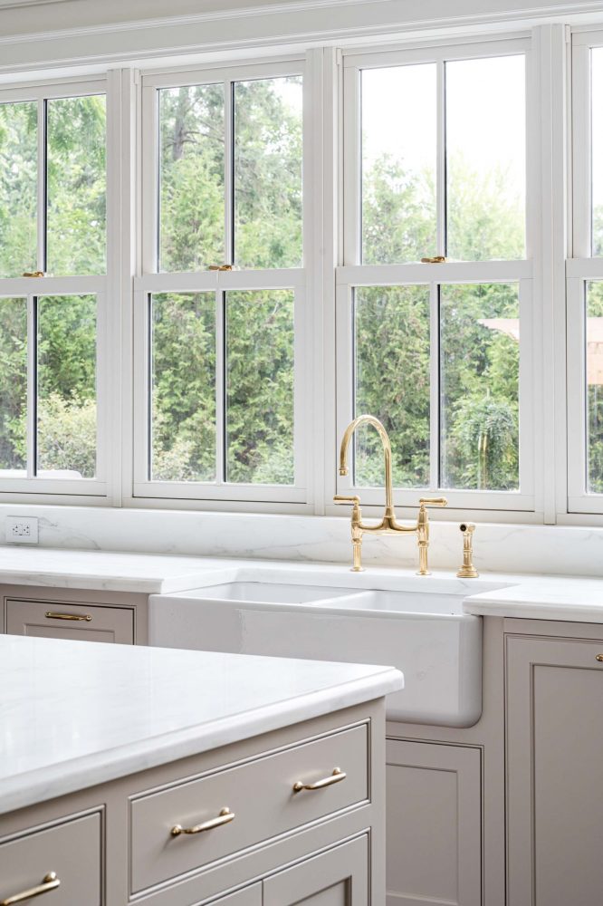 kitchen sink detail in a Collingwood heritage home renovation project