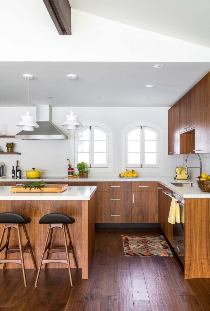 Winterfell-15 Contemporary kitchen in a swiss-style chalet renovation by Blake Farrow Project
