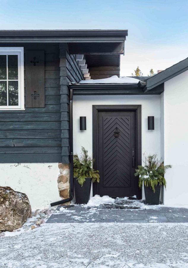 Winterfell-8 modernized swiss-style chalet, renovation by Blake Farrow Project